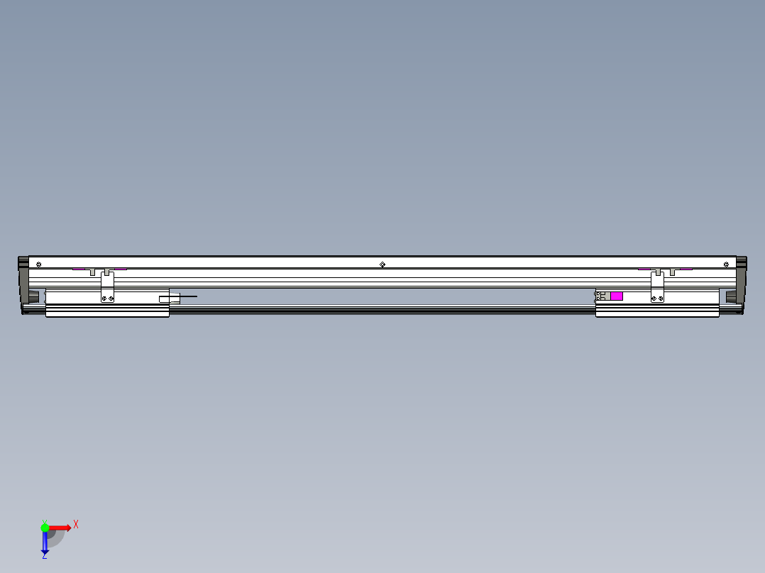 威洛博VL系列3d模型模组2VL17E2Y-S600俯视图