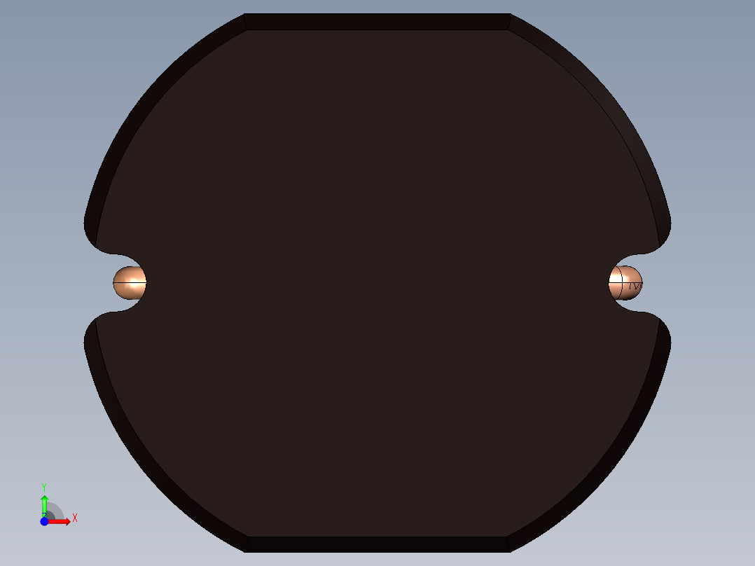 电感SMD，尺寸7850（8x7x5毫米）前视图