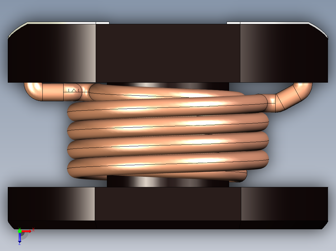 电感SMD，尺寸7850（8x7x5毫米）俯视图