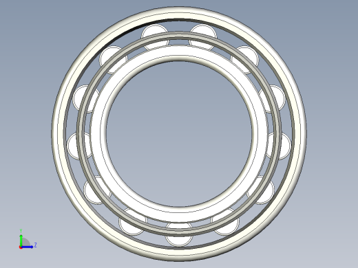 轴承-Bearing_80x140x33.stp左视缩略图