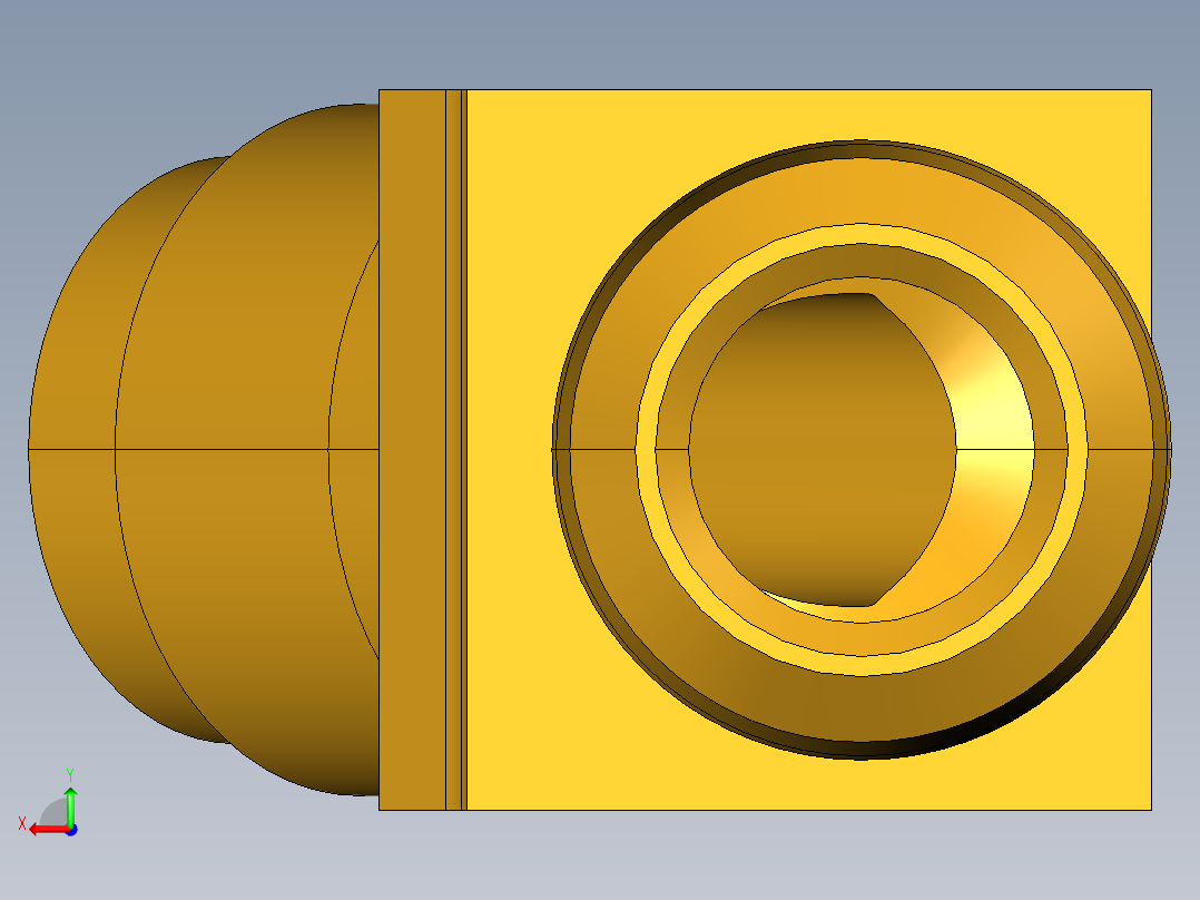 扩口式工业通用硬管接头45Deg Elbow 259F-6-4后视图
