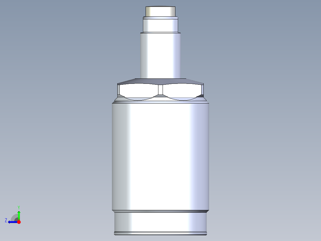 KOSMEKLD0362-EQ多系列多零件图纸模型右视图