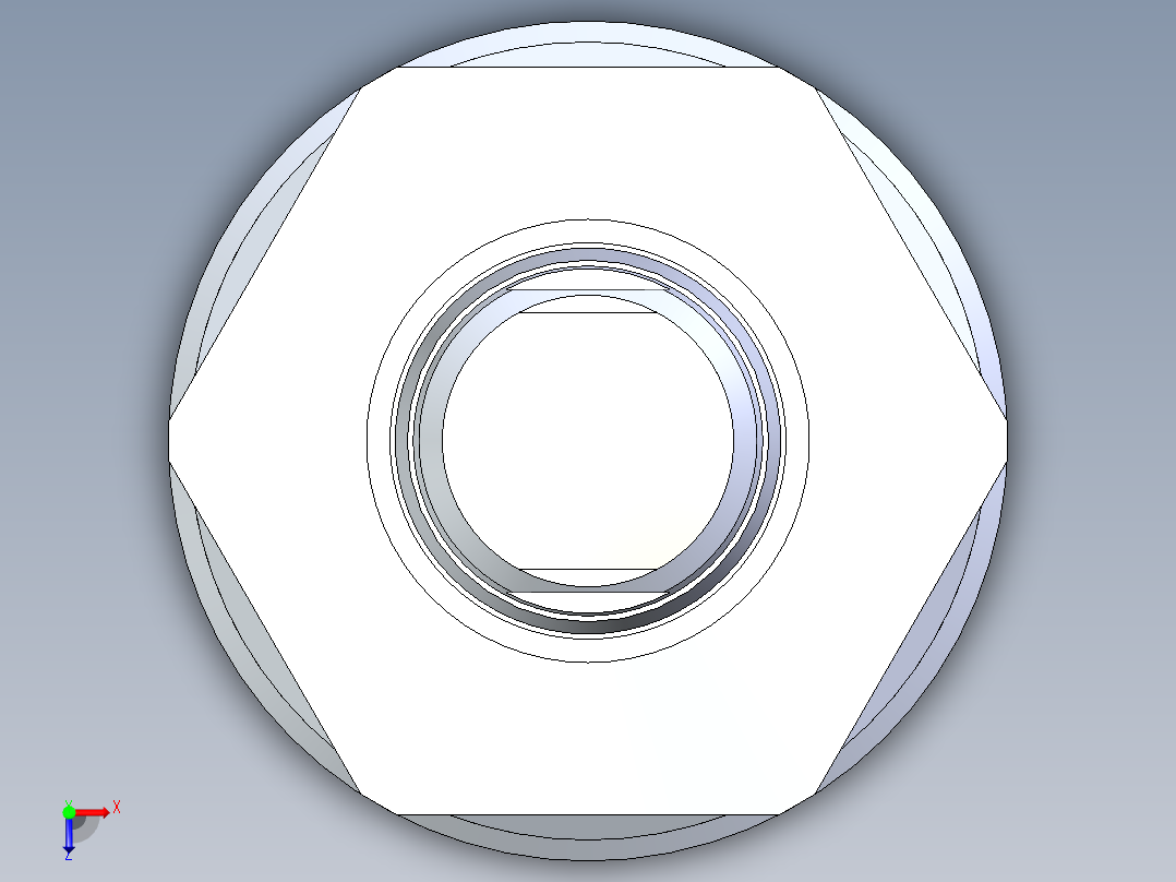 KOSMEKLD0362-EQ多系列多零件图纸模型俯视图