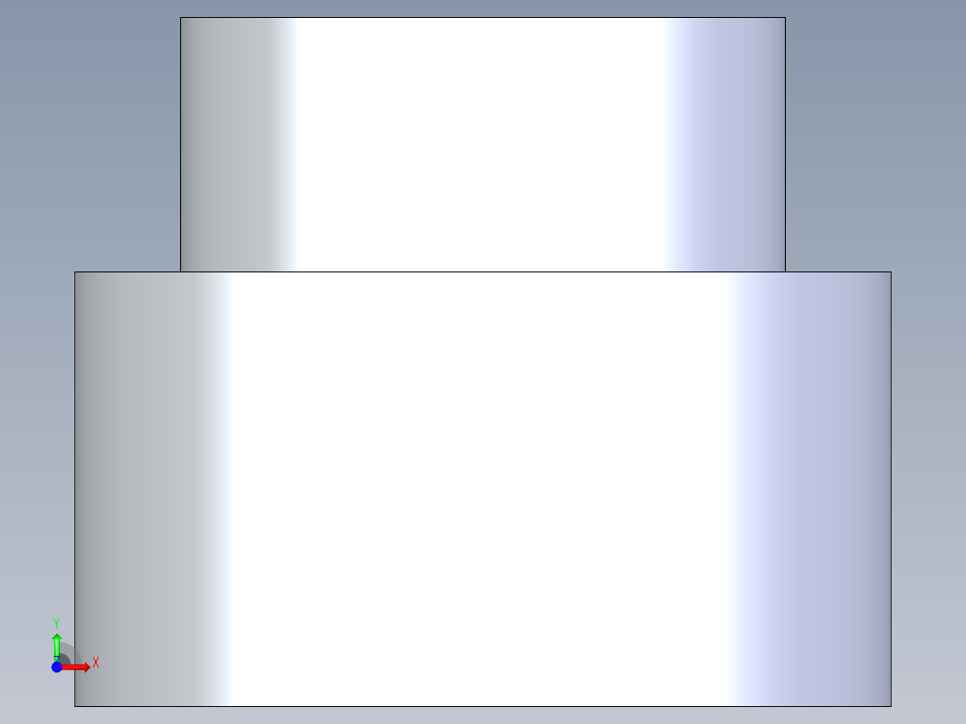 聚氯乙烯配件13-Sch80_ReducerCoupling_FPTxFPT_830-211_1.5in x 1in前视图