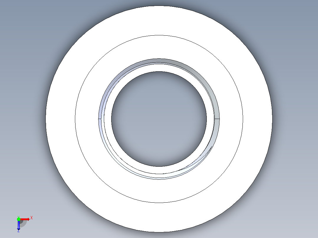 聚氯乙烯配件13-Sch80_ReducerCoupling_FPTxFPT_830-211_1.5in x 1in俯视图