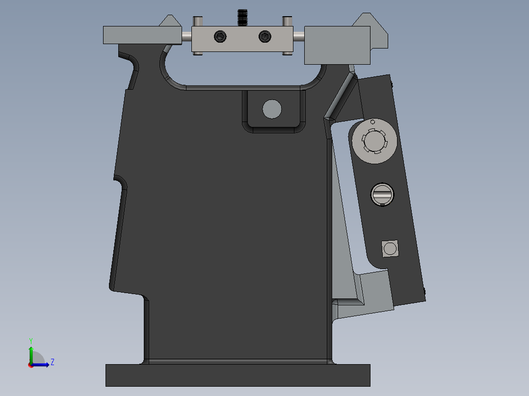 科尔切斯特 2000 车床左视图