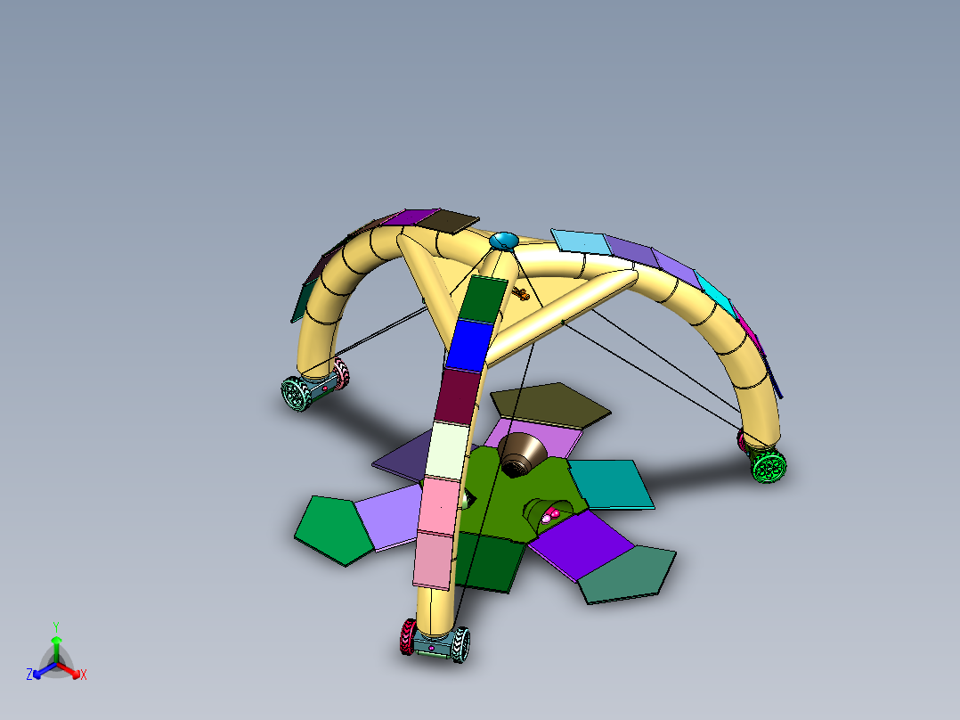 月球补给卸载系统