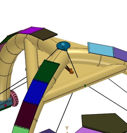 月球补给卸载系统