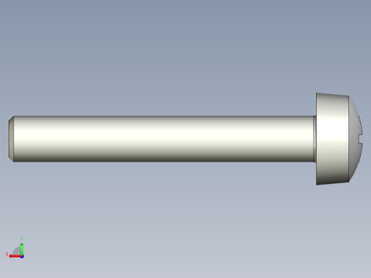 Cross_recessed_head-M6-40-40-6-12-6.stp螺钉-后视缩略图