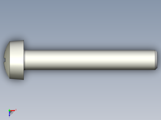 Cross_recessed_head-M6-40-40-6-12-6.stp螺钉-俯视缩略图