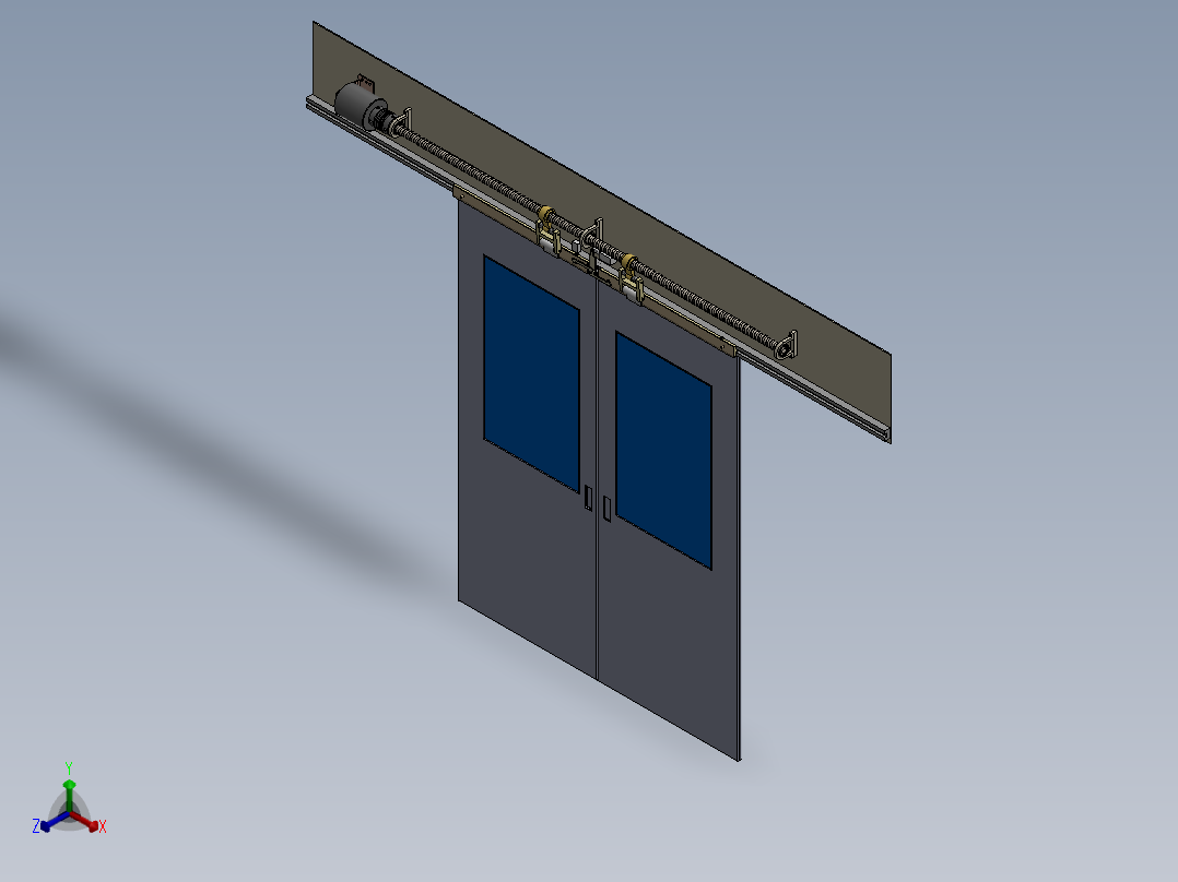 塞拉门1444477正等轴测图