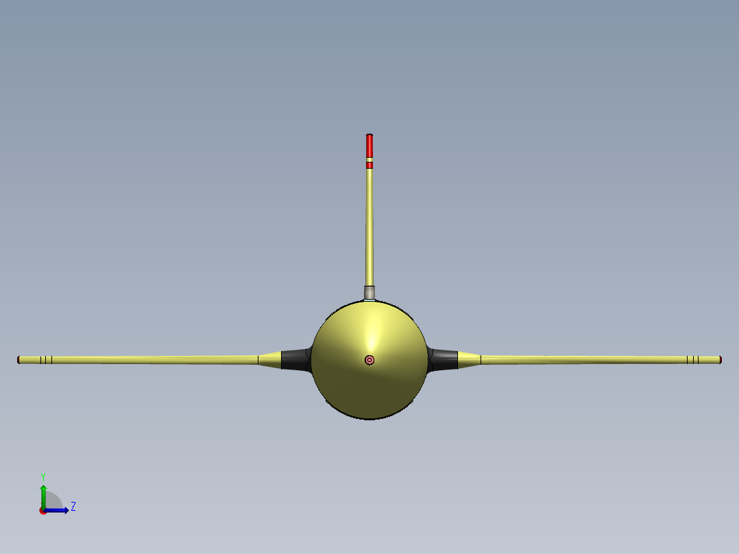 AUV（自主水下航行器）--sw左视图
