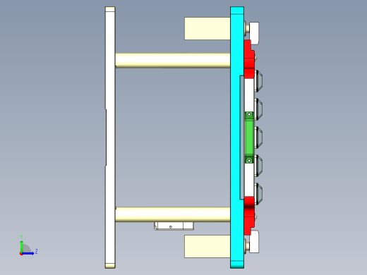 G2-B-笔记本CNC工装夹具三维模型CNC1左视缩略图