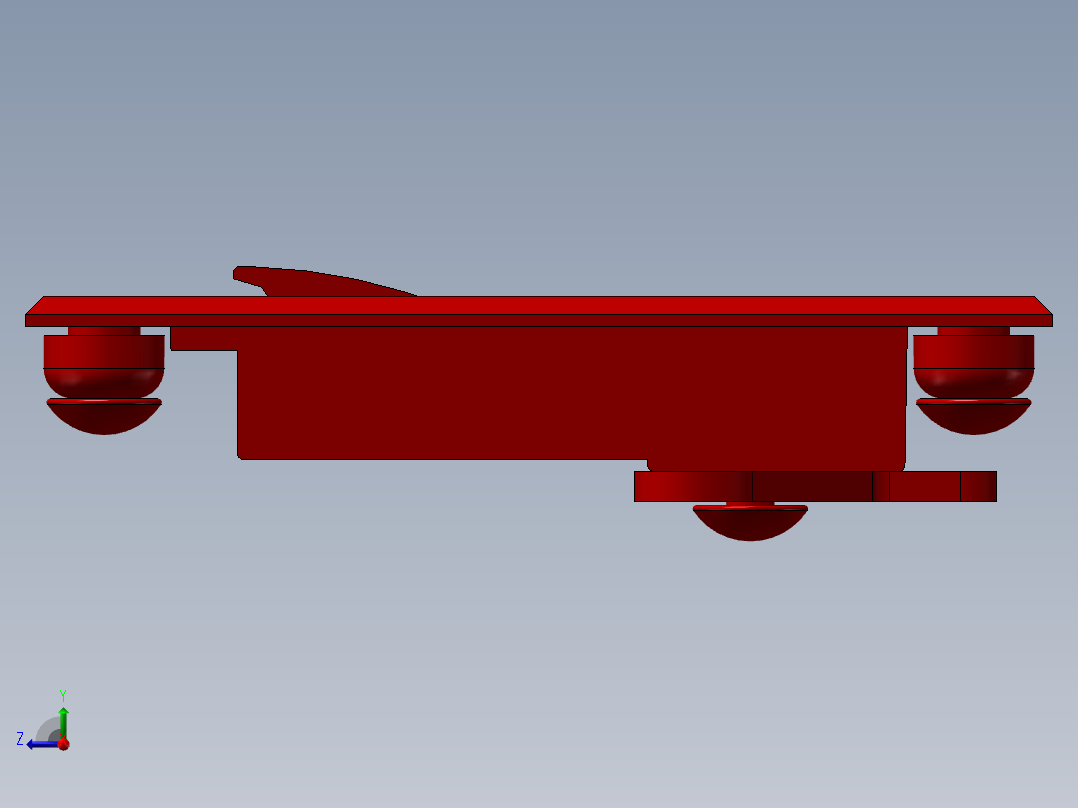 怡合达门把手_XAT0200-2右视图
