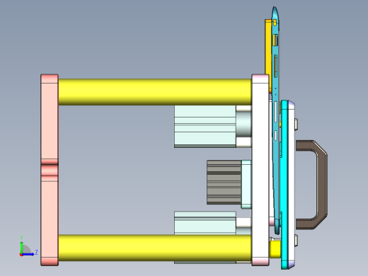 Q503-C笔记本CNC工装夹具三维模型-CNC2-0522左视缩略图