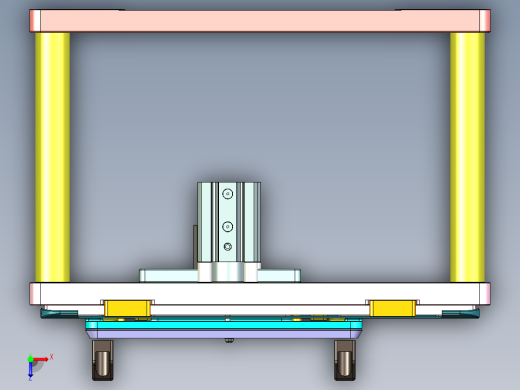Q503-C笔记本CNC工装夹具三维模型-CNC2-0522俯视缩略图