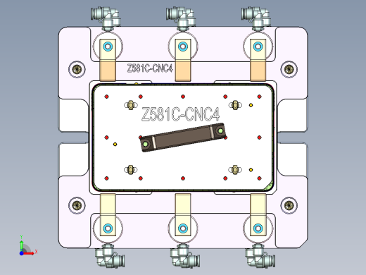 Z581C-笔记本CNC工装夹具三维模型CNC4-0803前视缩略图