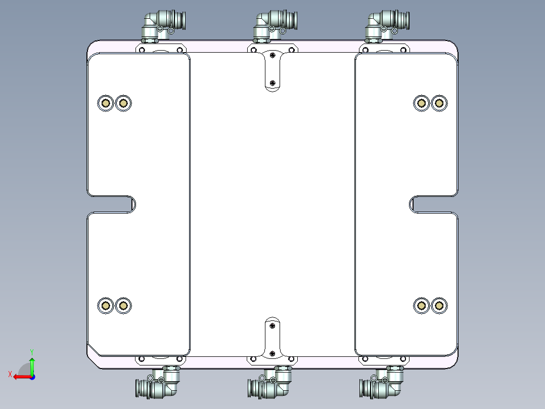 Z581C-笔记本CNC工装夹具三维模型CNC4-0803后视图