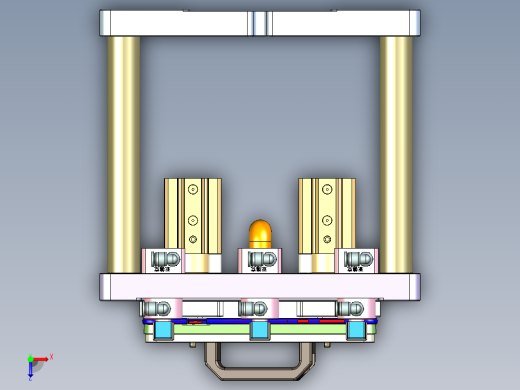 Z581C-笔记本CNC工装夹具三维模型CNC4-0803俯视缩略图