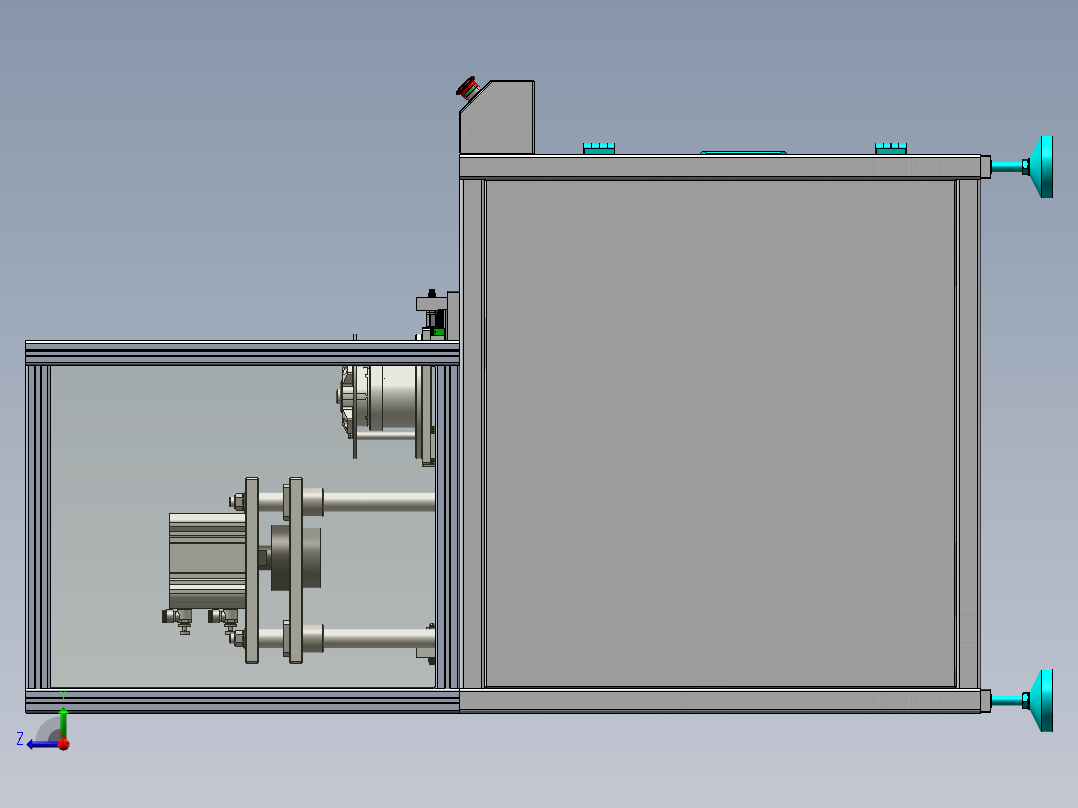 BMC塑封定子清理机sw18可编辑右视图