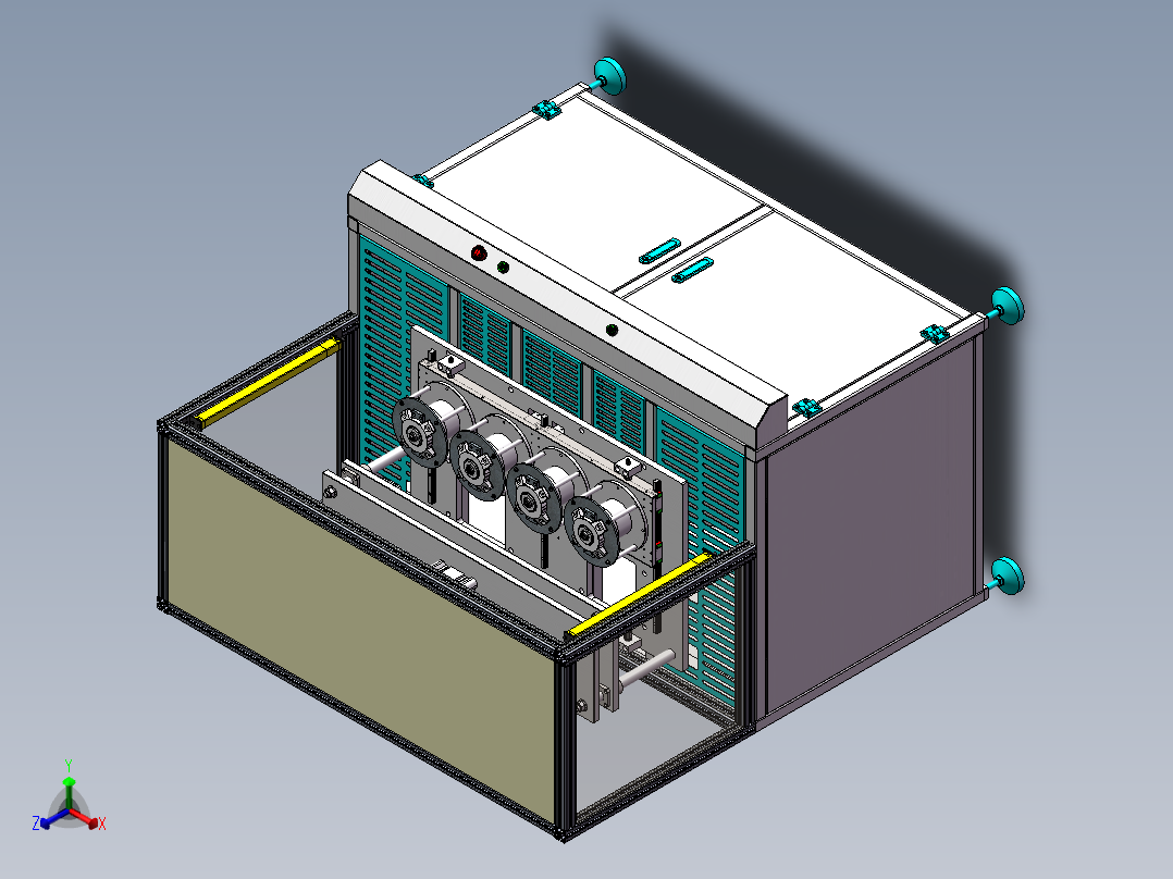 BMC塑封定子清理机sw18可编辑正等轴测图