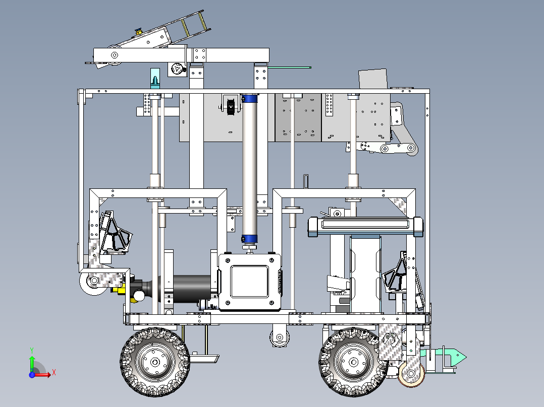 RoboMaster工程机器人深圳大学sw18可编辑+技术文档前视图