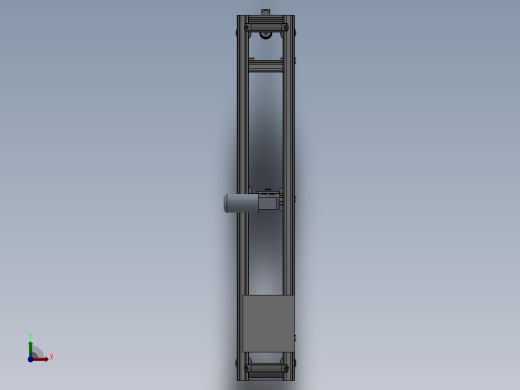 钢构复合板打胶机sw16可编辑前视缩略图