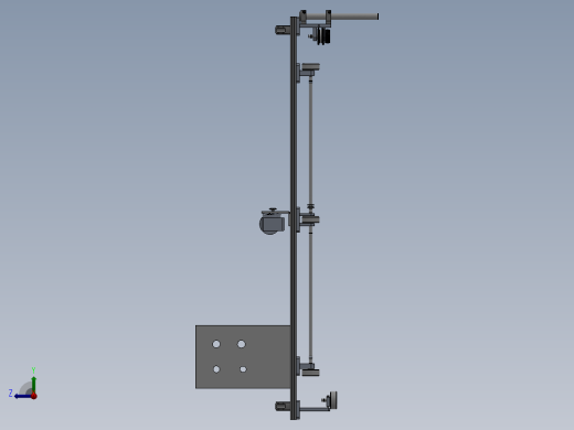 钢构复合板打胶机sw16可编辑右视缩略图