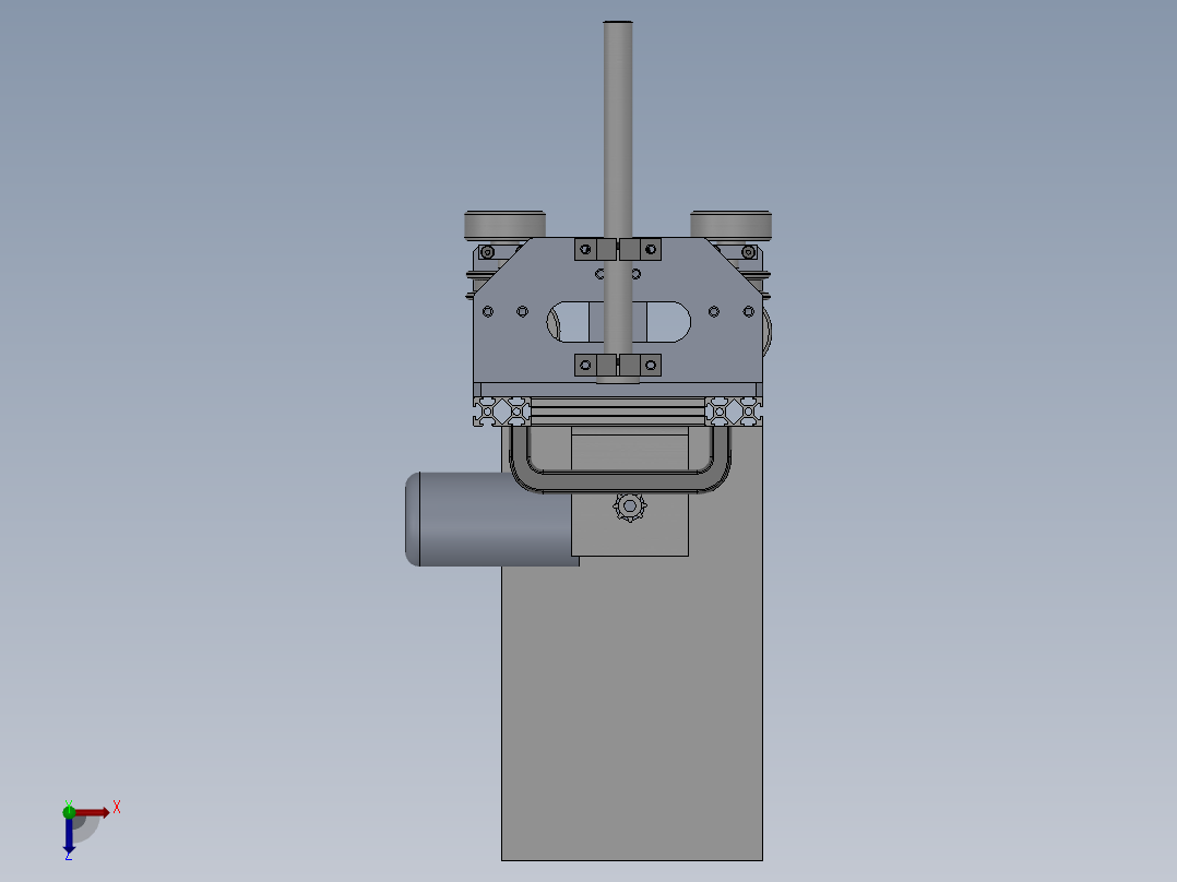钢构复合板打胶机sw16可编辑俯视图