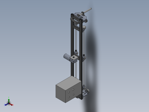 钢构复合板打胶机sw16可编辑正等轴测缩略图