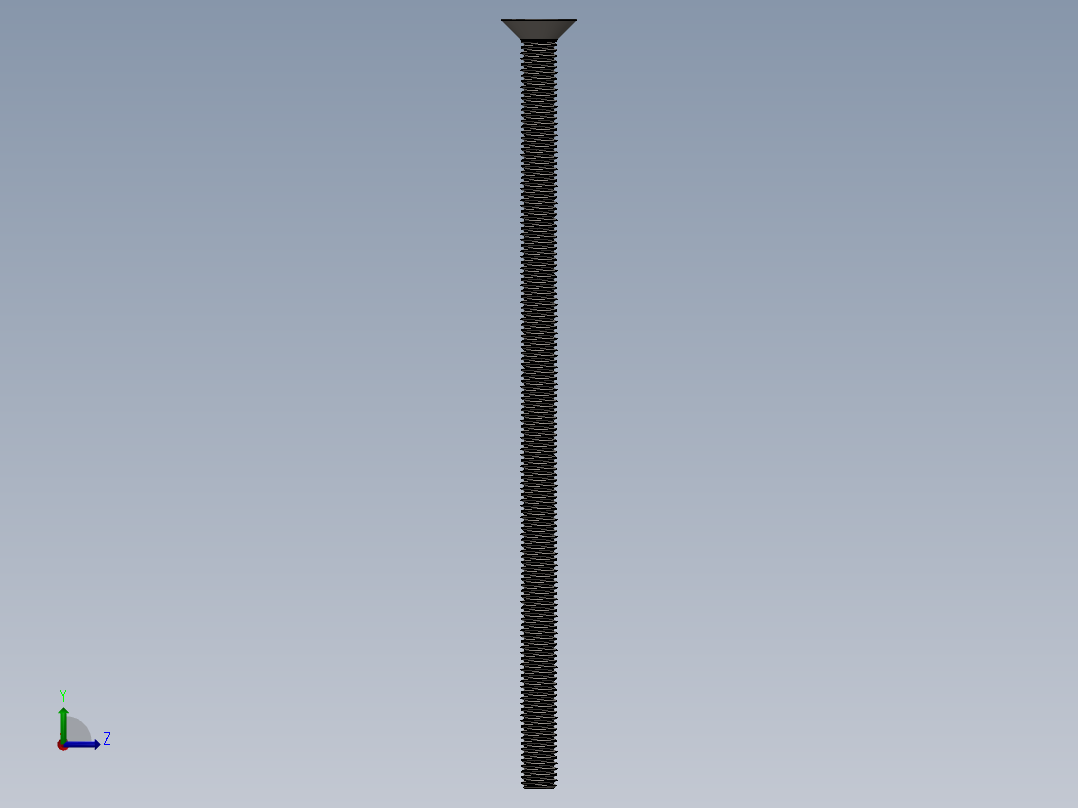 Screw_ISO_10642_M8x170_A2.SLDPRT左视图