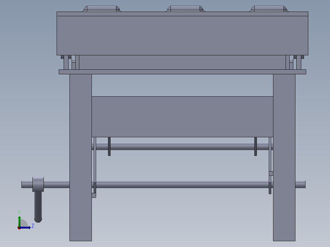 真空压缩机左视图
