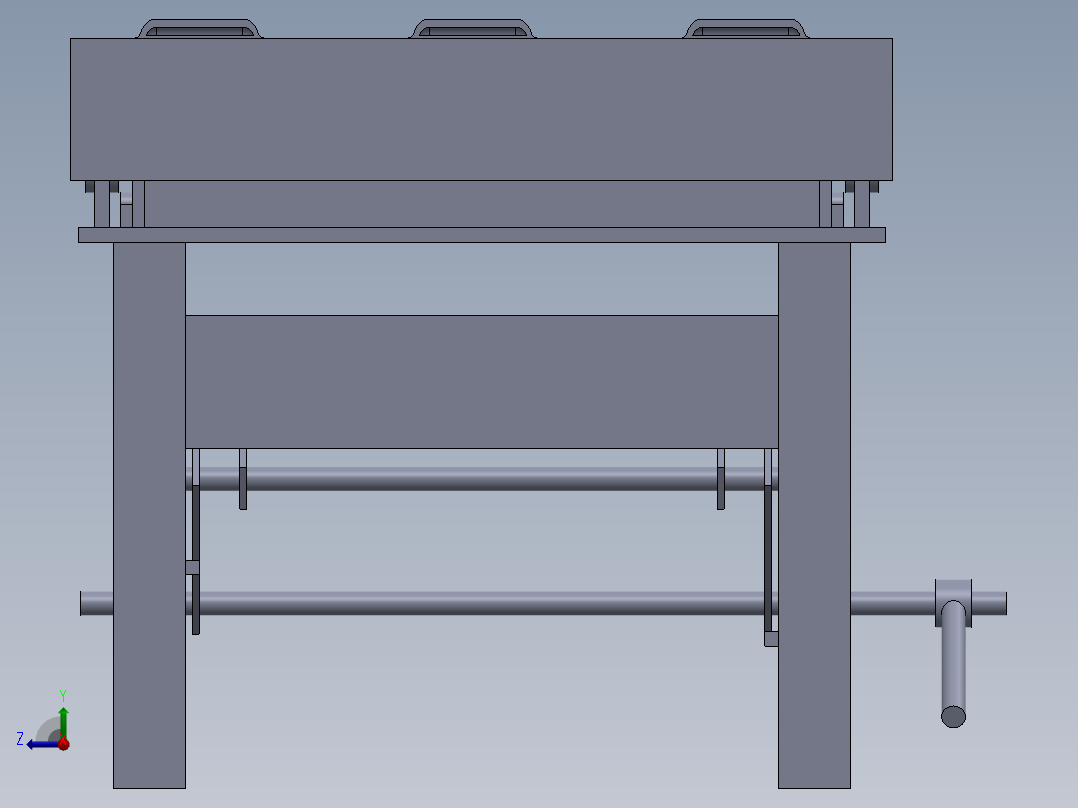 真空压缩机右视图