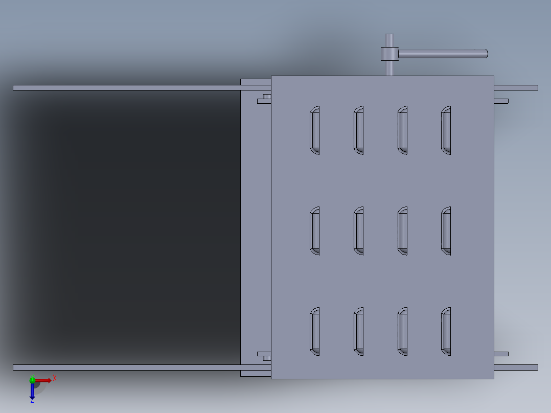 真空压缩机俯视图