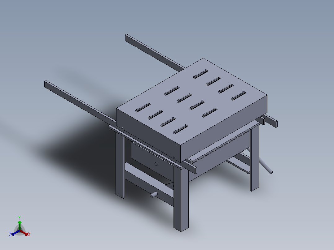 真空压缩机正等轴测图