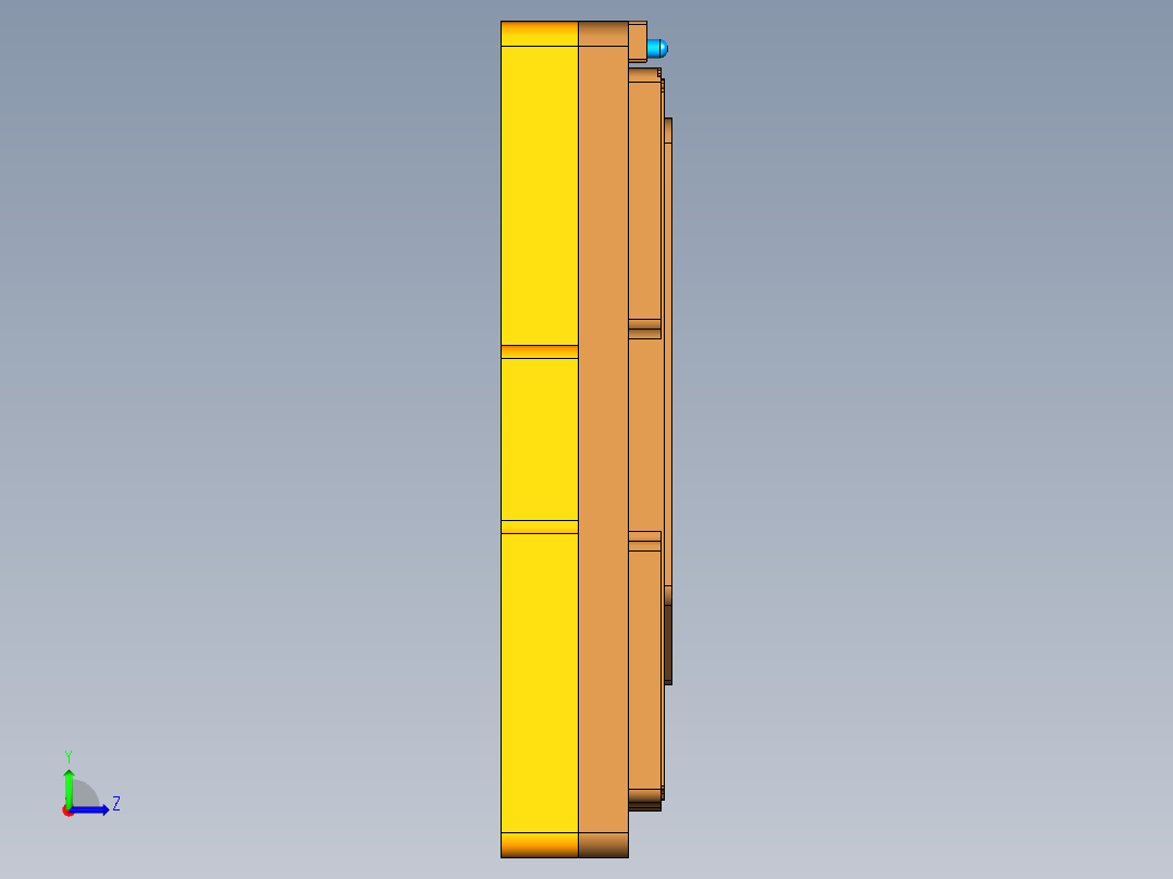 MD1-A-笔记本CNC工装夹具三维模型CNC5LOGO+凹槽-210508左视图