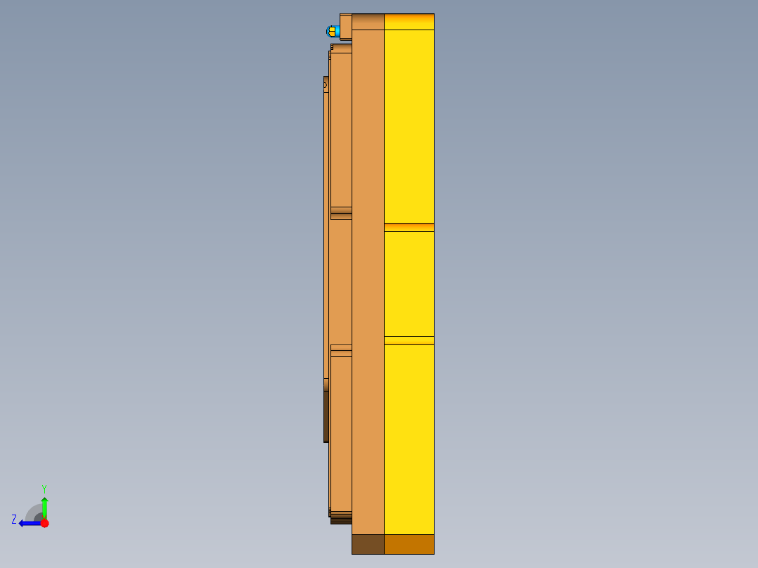 MD1-A-笔记本CNC工装夹具三维模型CNC5LOGO+凹槽-210508右视图