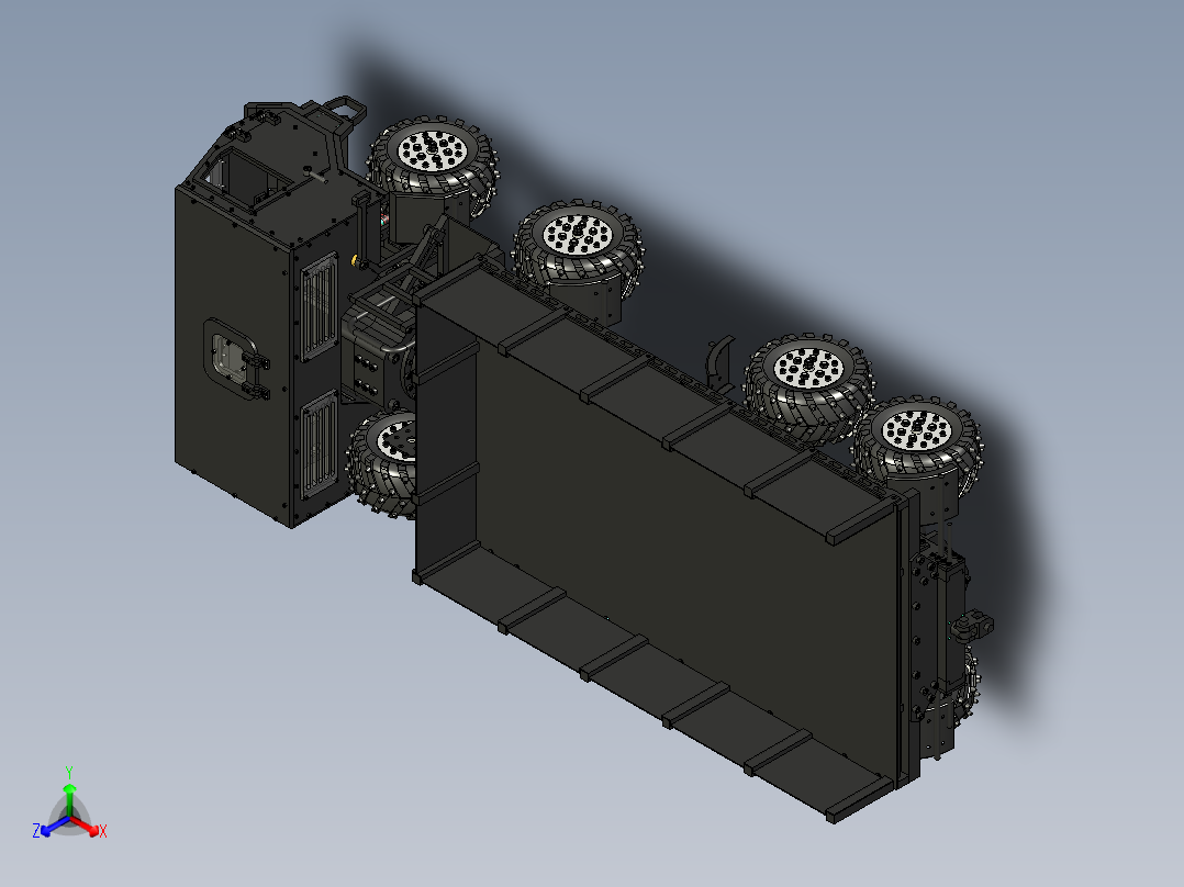 A0002547-8X8 塔特拉卡车模型主视图