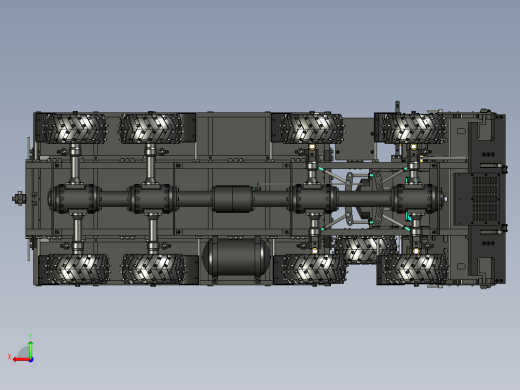 A0002547-8X8 塔特拉卡车模型后视缩略图