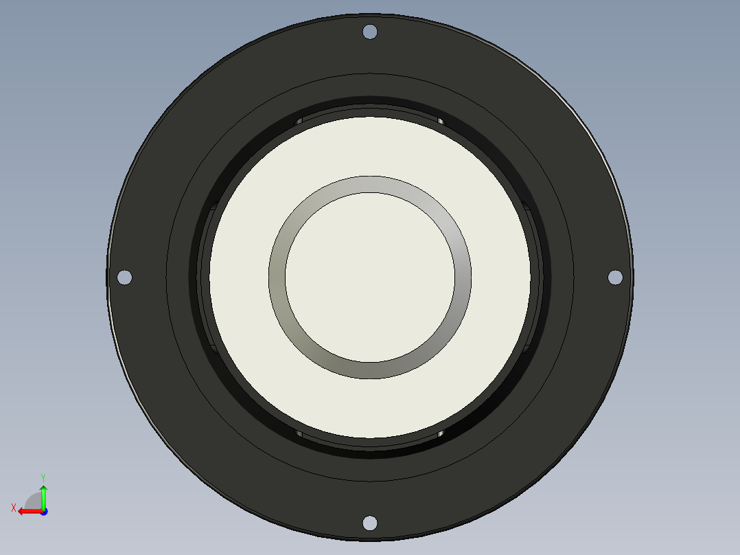 小于曲柄摇臂后视图