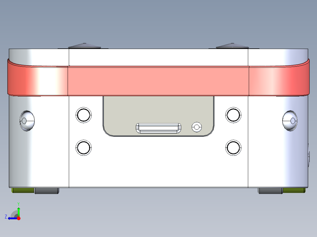 自动导向车辆无人驾驶运输系统无人驾驶运输车辆右视图