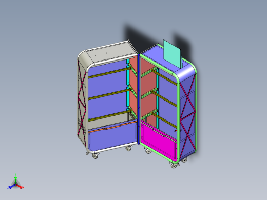 B2004618-机场葡萄酒展示柜