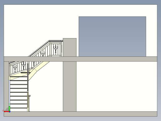 B2004390-装饰性楼梯后视缩略图