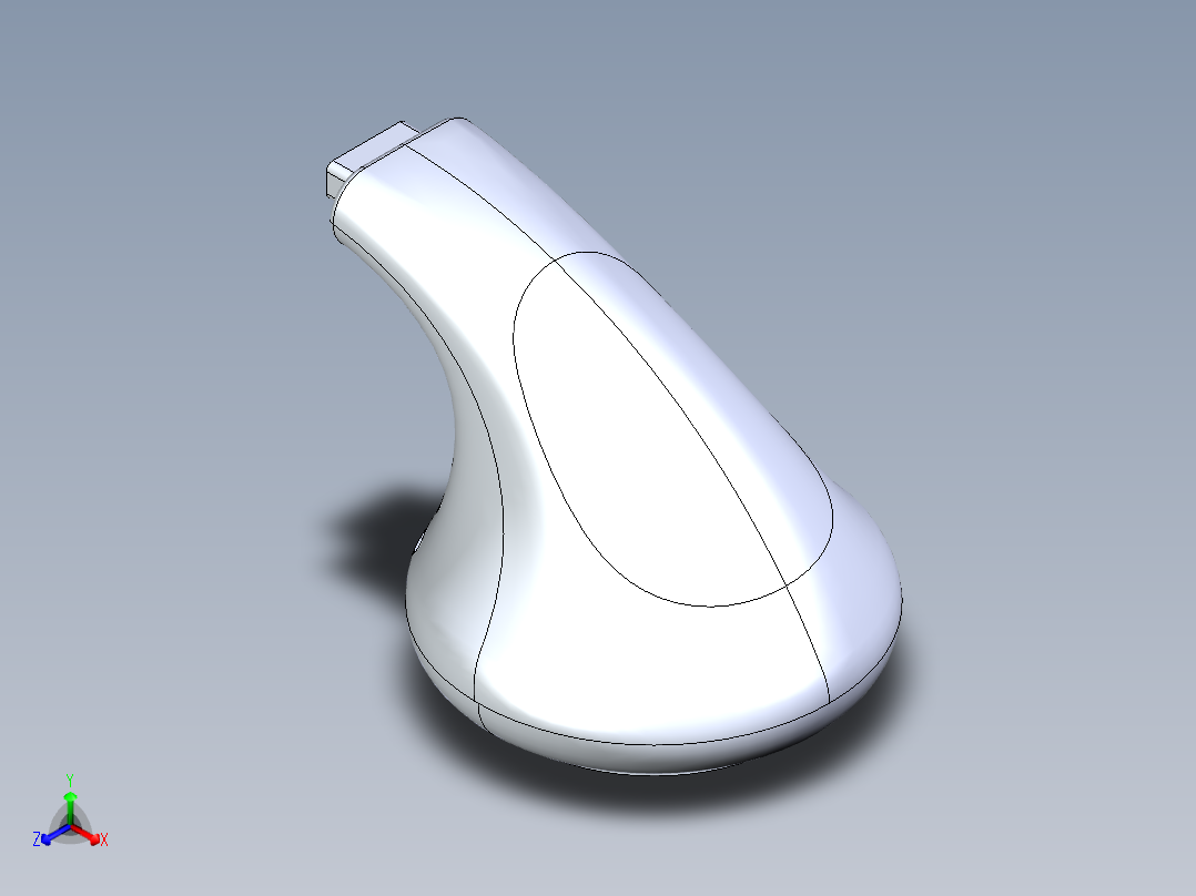 耳塞正等轴测图