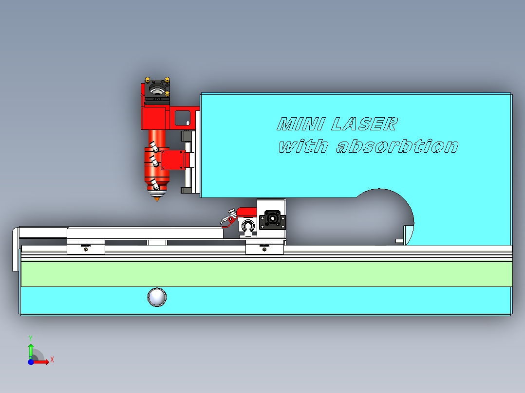 B2004409-激光切割机前视图