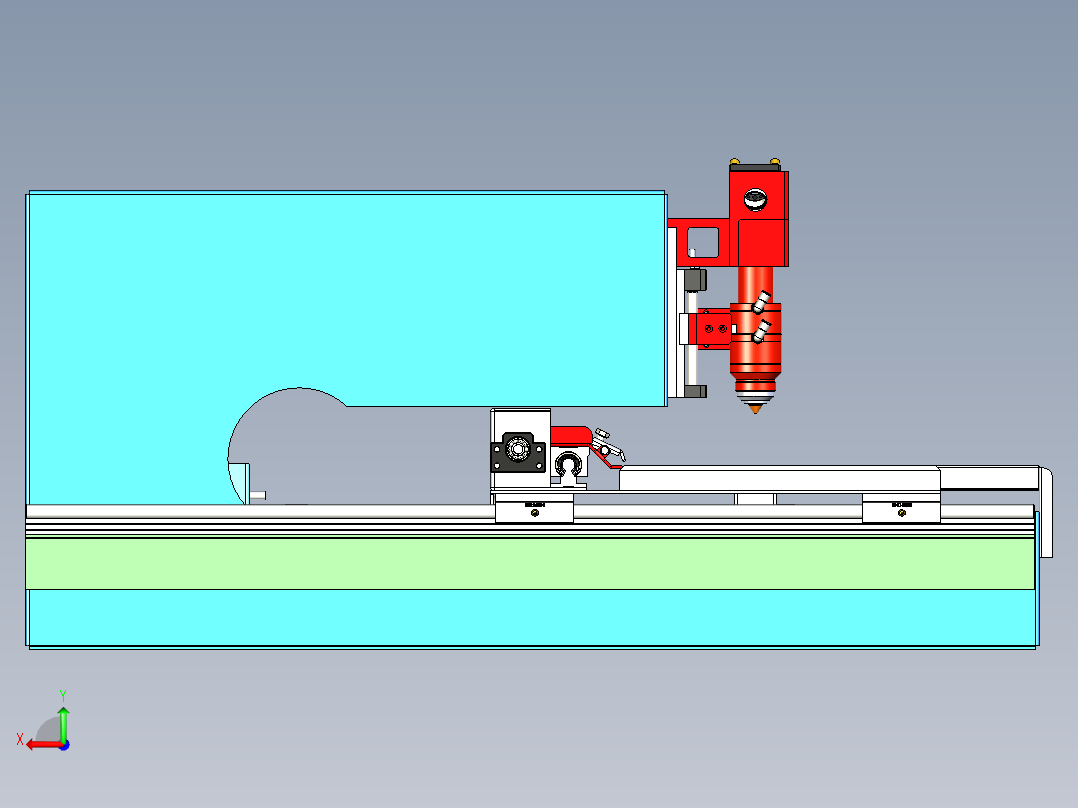 B2004409-激光切割机后视图