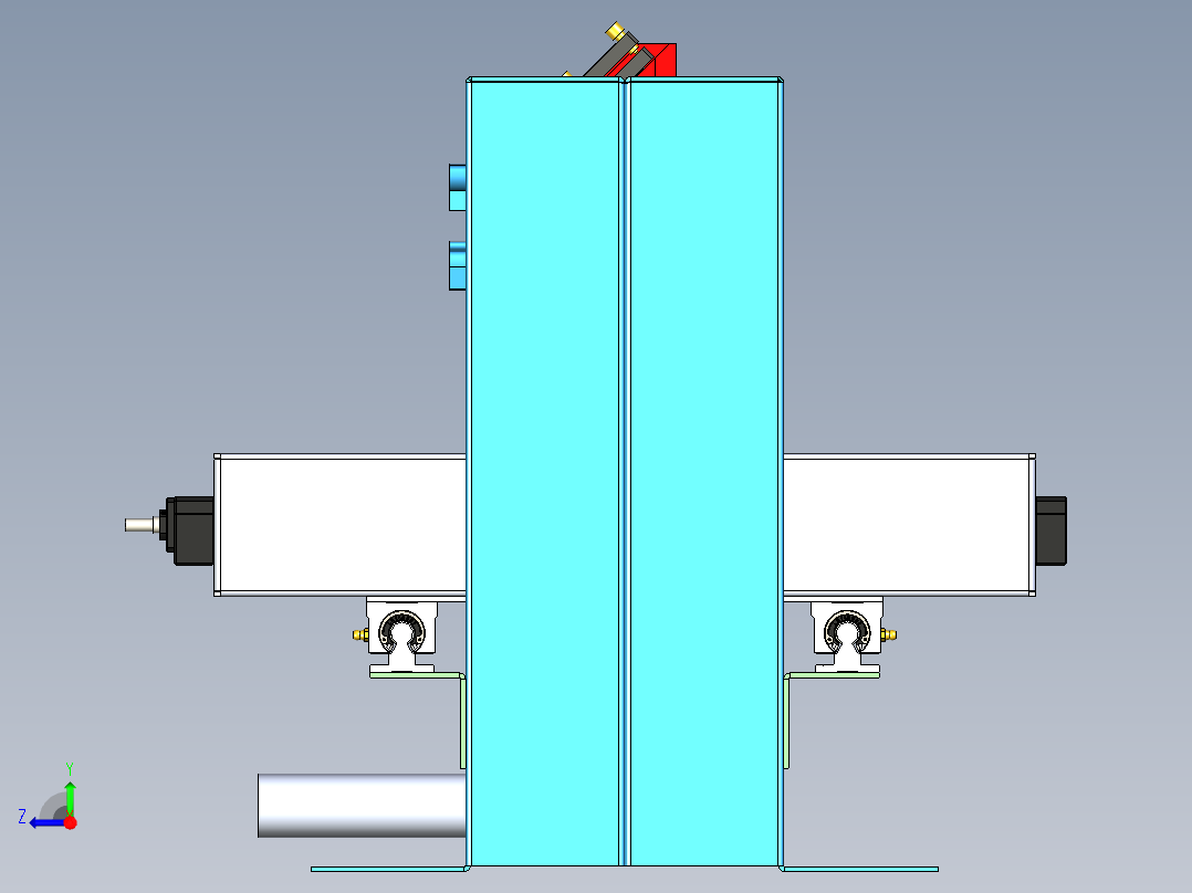 B2004409-激光切割机右视图