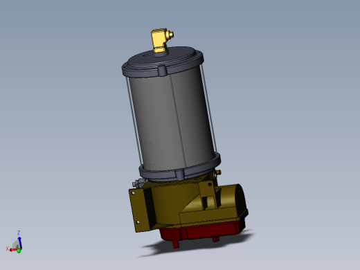 SKF润滑系统solidworks三维图