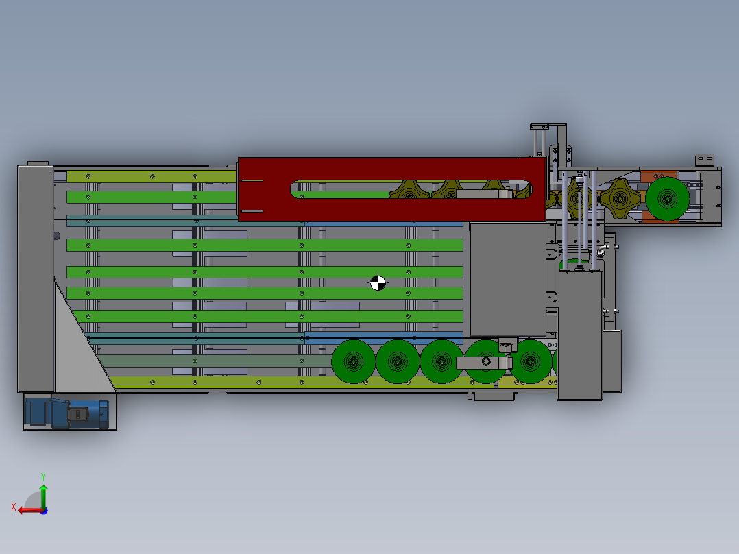 LXYC-BOSS涂油收料机后视图