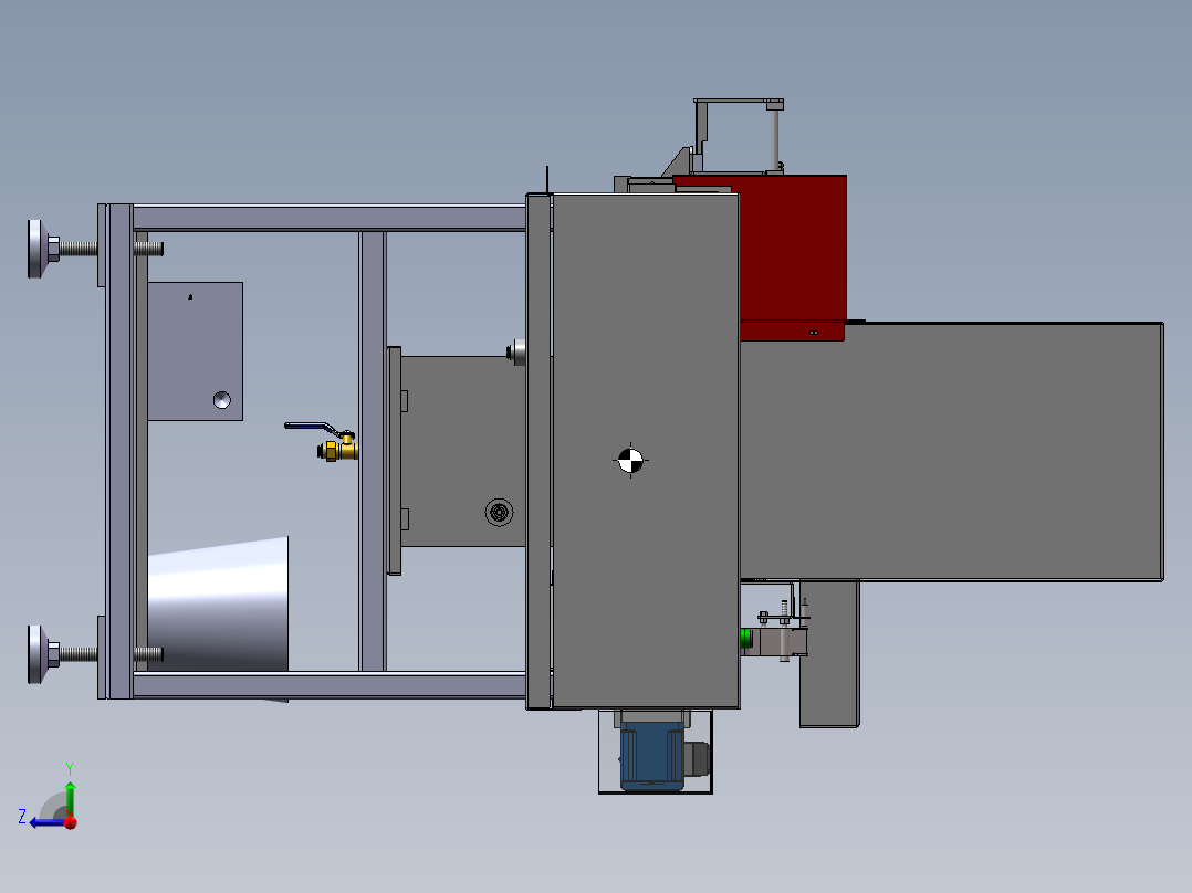 LXYC-BOSS涂油收料机右视图